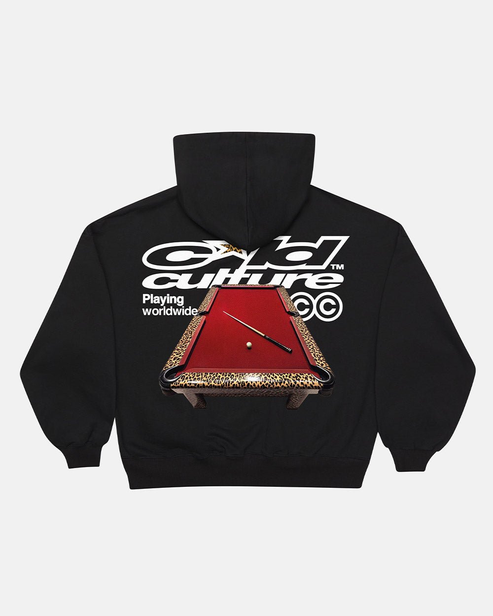 PLAYING WORLDWIDE HOODIE BLACK - Cold Culture