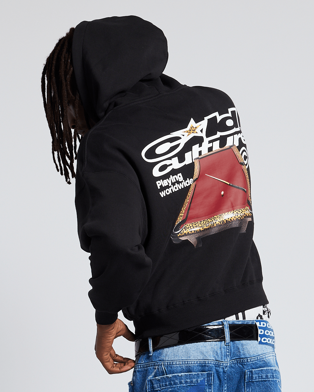 PLAYING WORLDWIDE HOODIE BLACK - Cold Culture #man