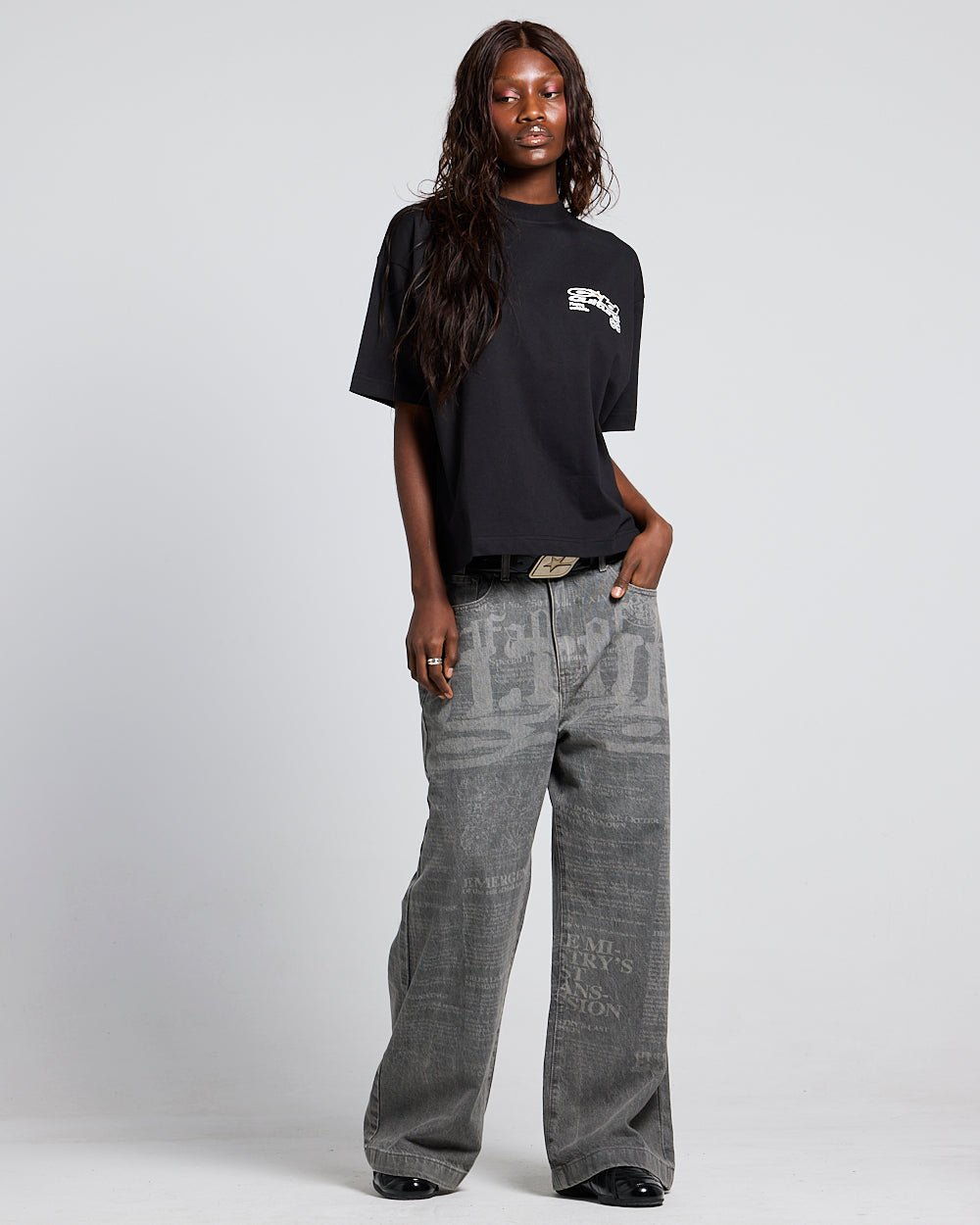 PLAYING WORLDWIDE TEE BLACK - Cold Culture