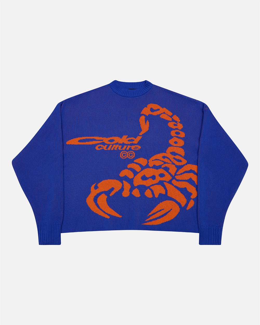 POISON KNIT BLUE AND ORANGE - COLD CULTURE