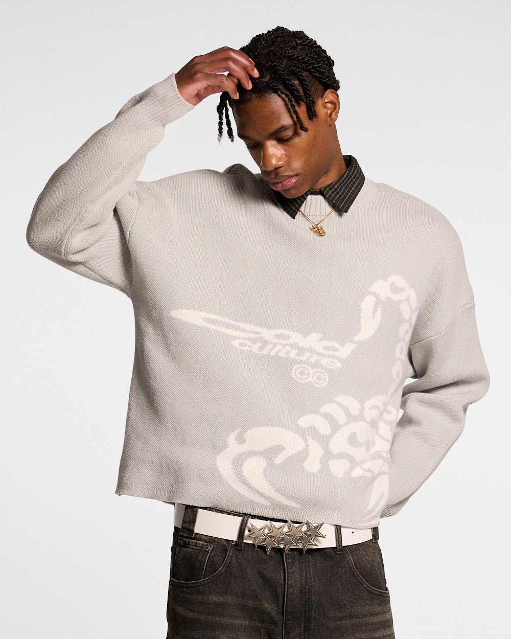 POISON KNITWEAR COOL GREY - COLD CULTURE
