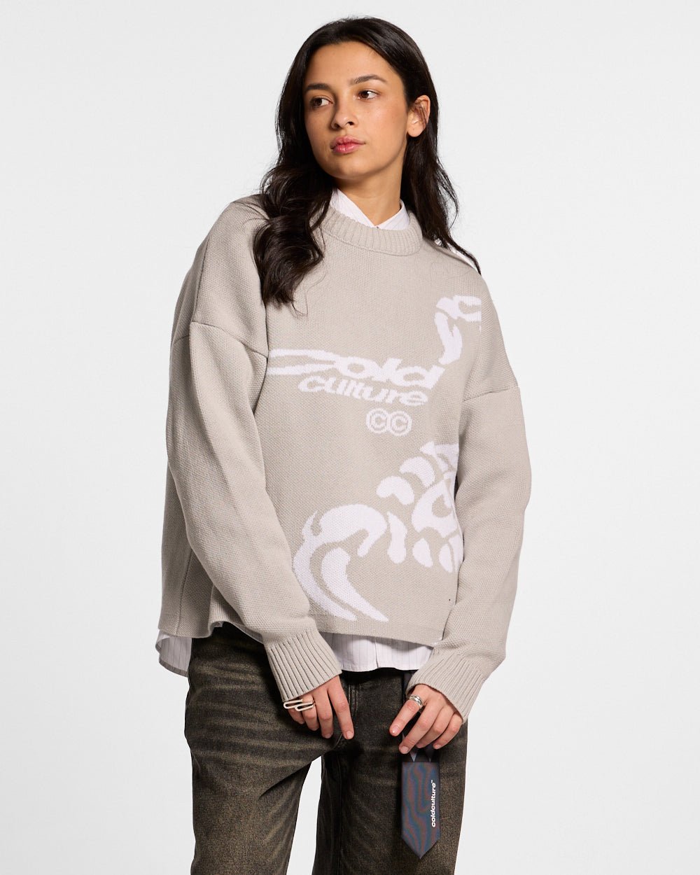 POISON KNITWEAR COOL GREY - COLD CULTURE