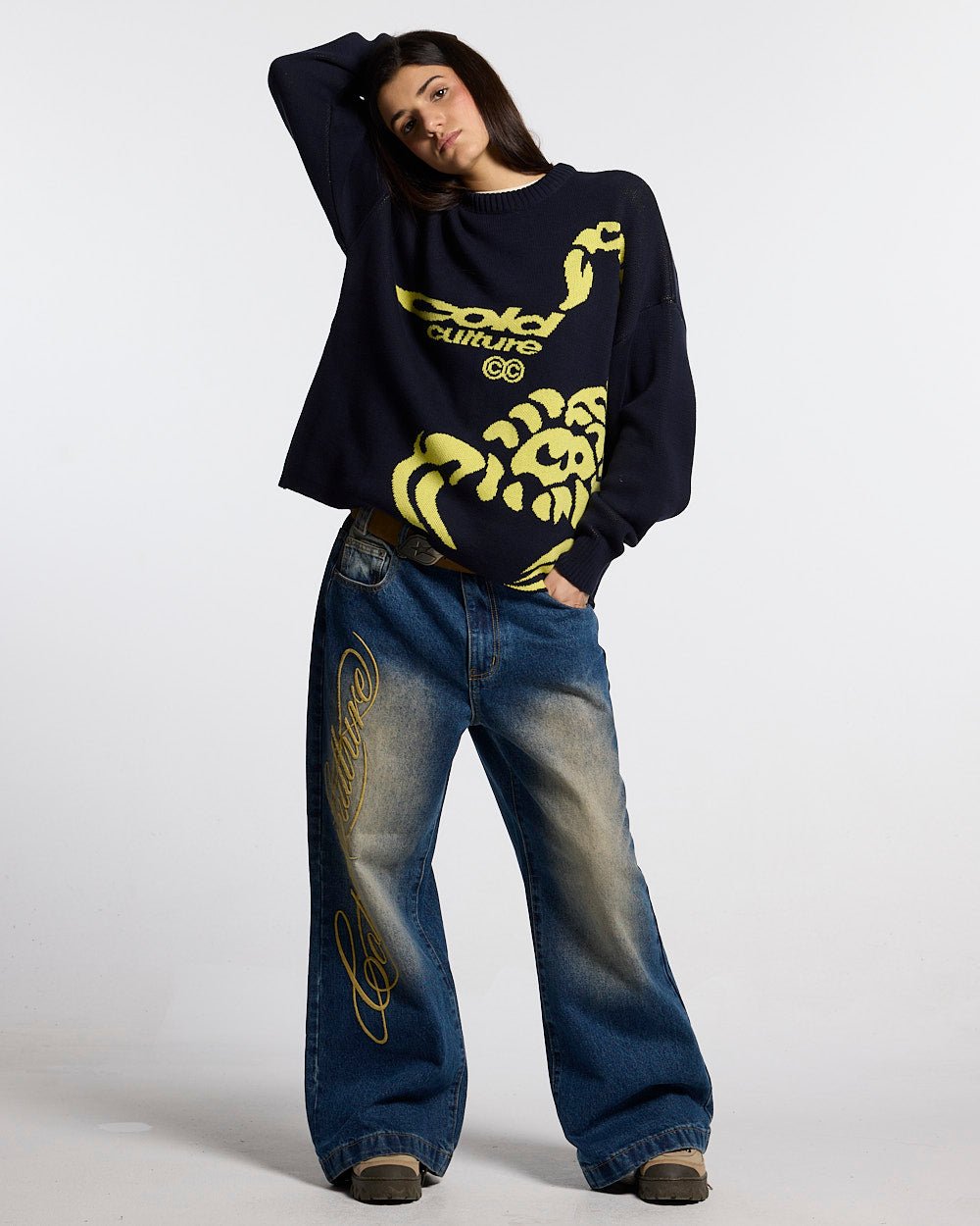 POISON KNITWEAR HEAVY BLUE - Cold Culture