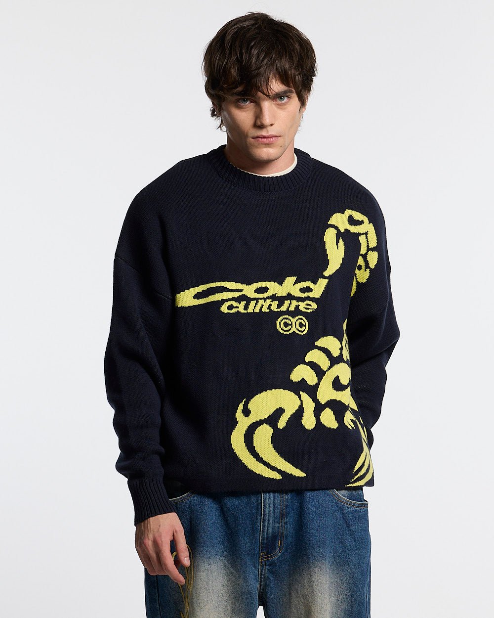 POISON KNITWEAR HEAVY BLUE - Cold Culture