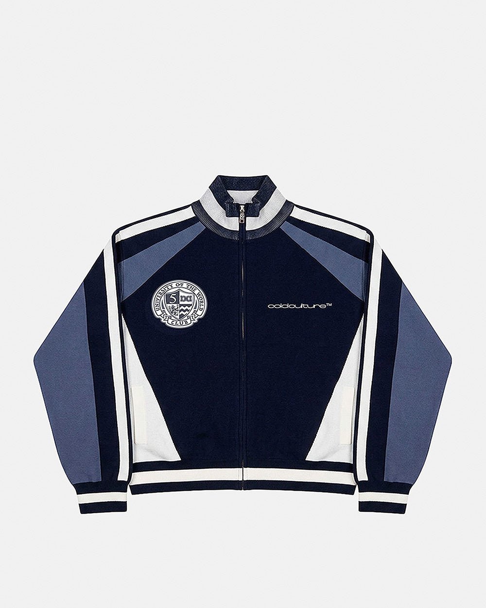 POLE KNIT NAVY - Cold Culture