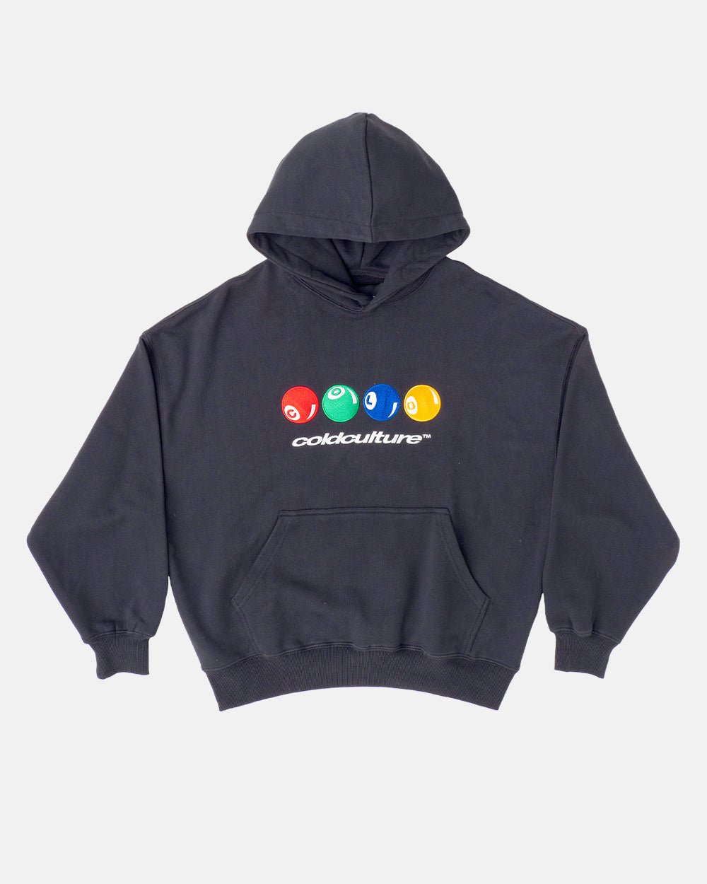 POOL COLORS HOODIE DARK BLUE - COLD CULTURE