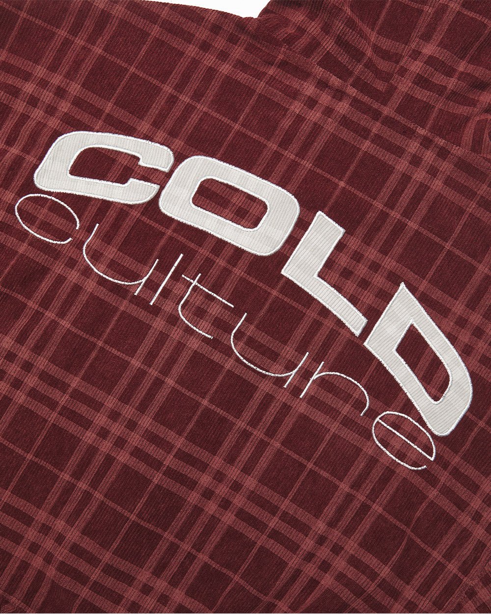 POSH ZIP HOODIE BURGUNDY - Cold Culture