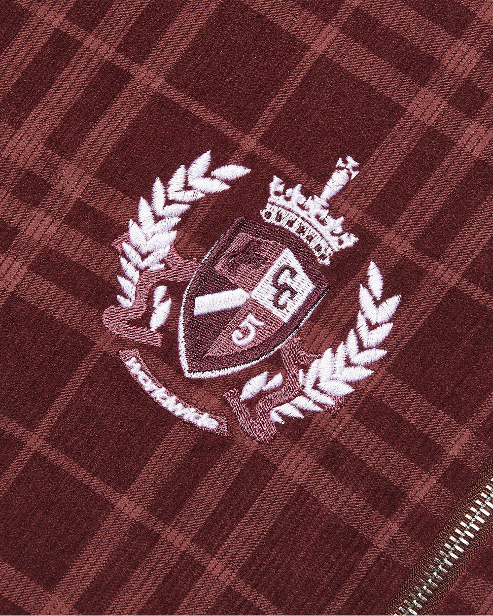 POSH ZIP HOODIE BURGUNDY - Cold Culture