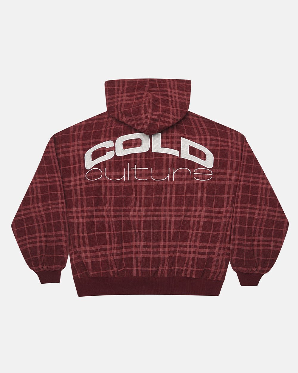 POSH ZIP HOODIE BURGUNDY - Cold Culture