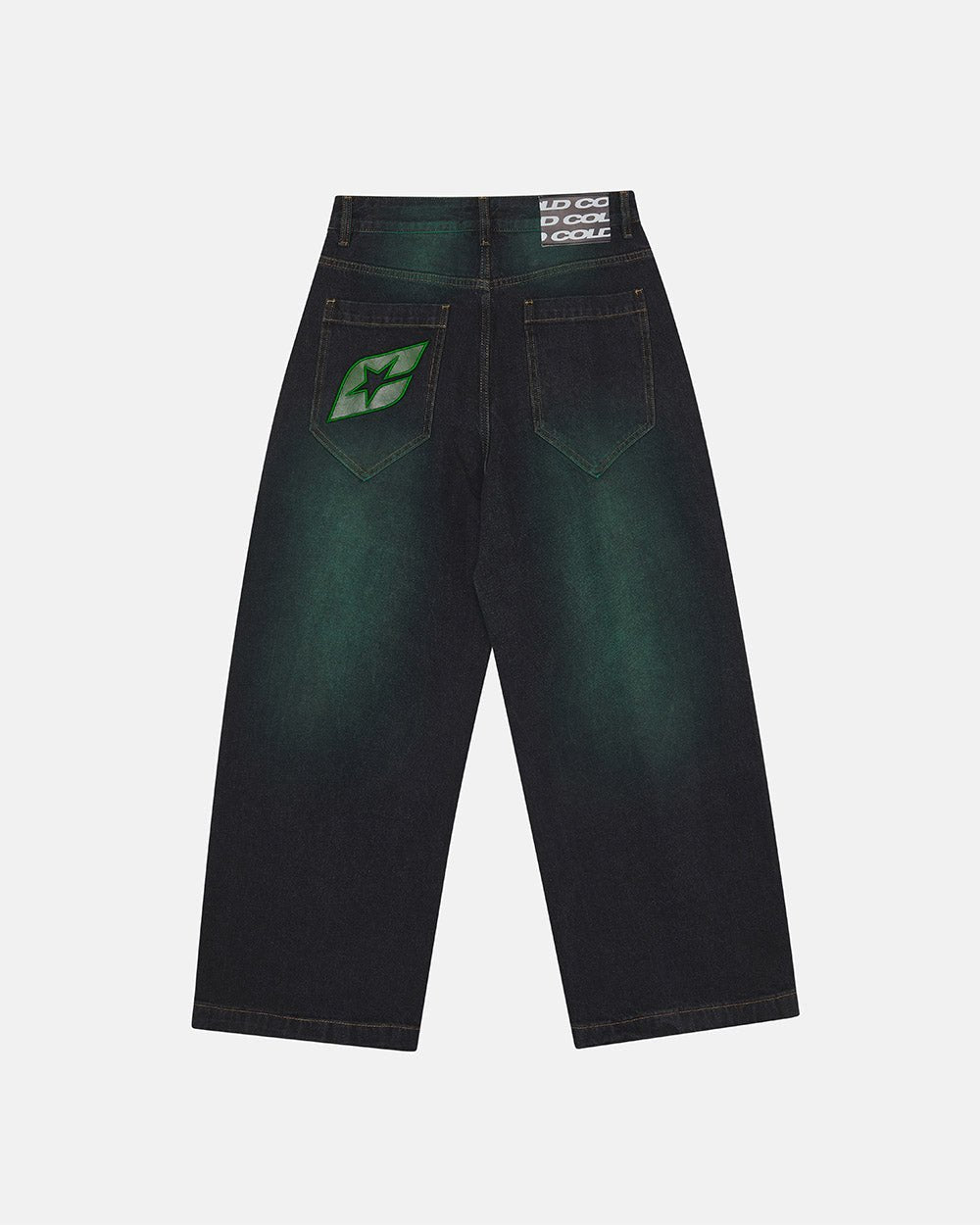 PRECIOUS V3 PANTS BLACK & GREEN - COLD CULTURE