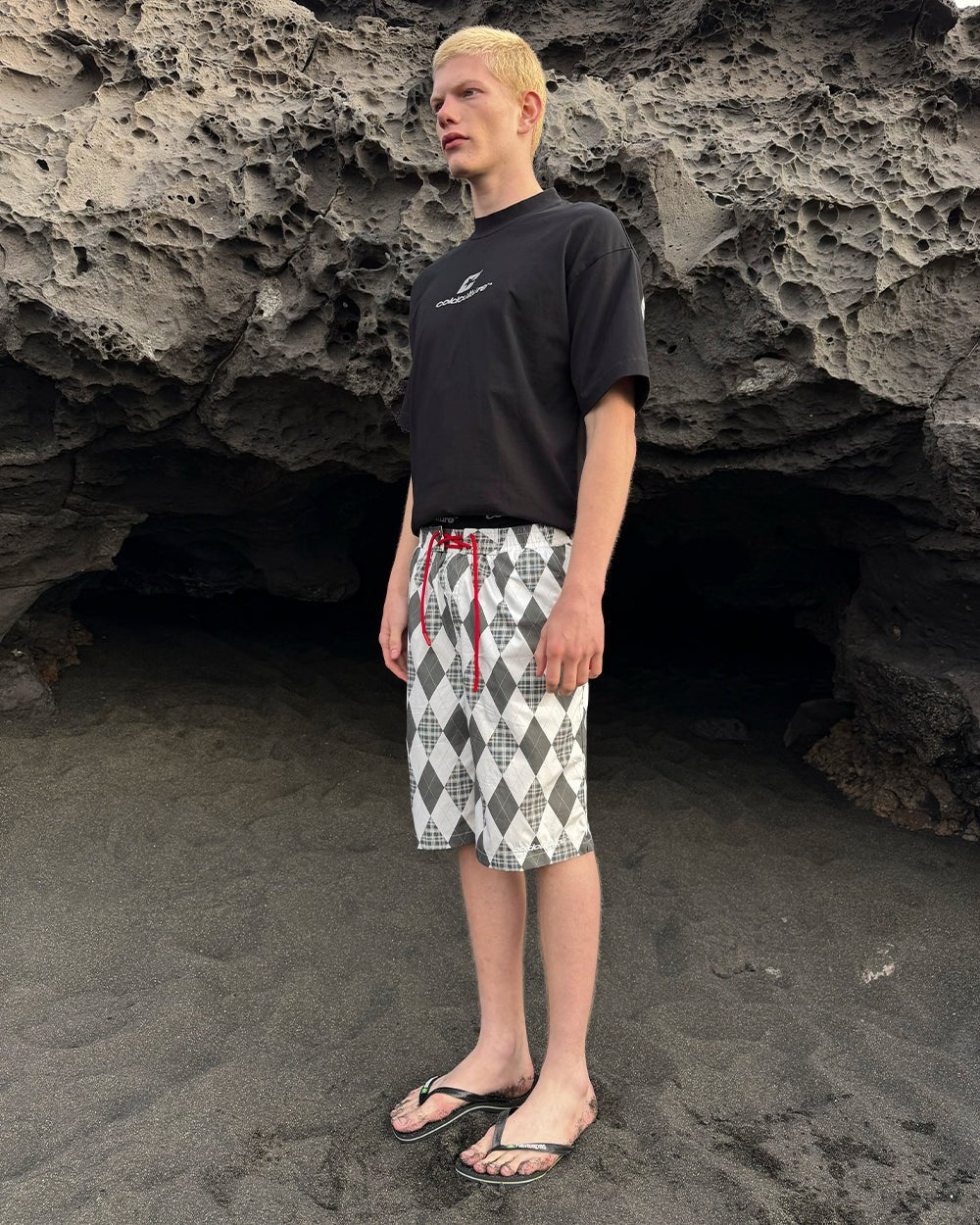 PREPPY SWIMSHORTS WHITE - Cold Culture