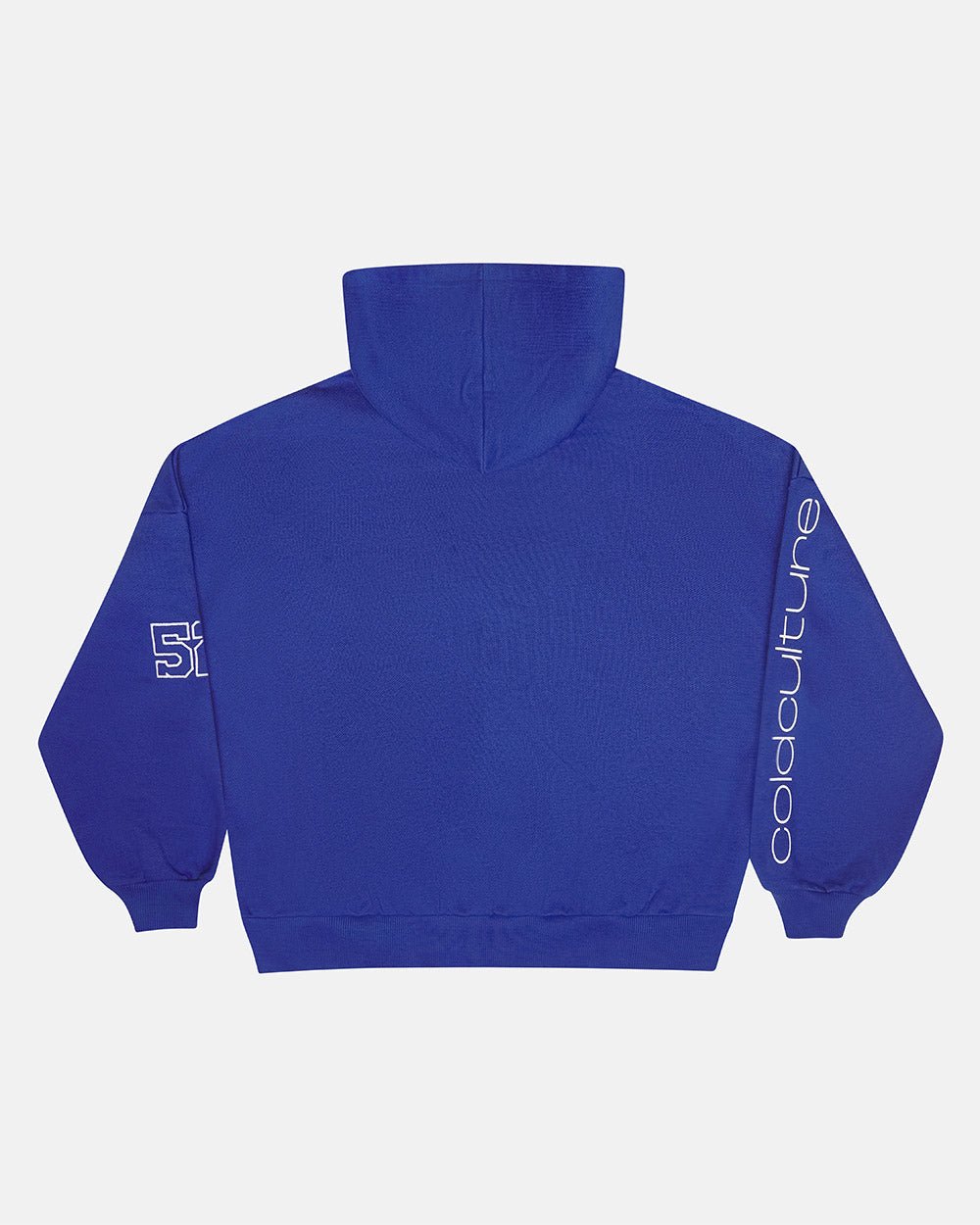PRESTIGE ZIP HOODIE BLUE & WHITE - Cold Culture