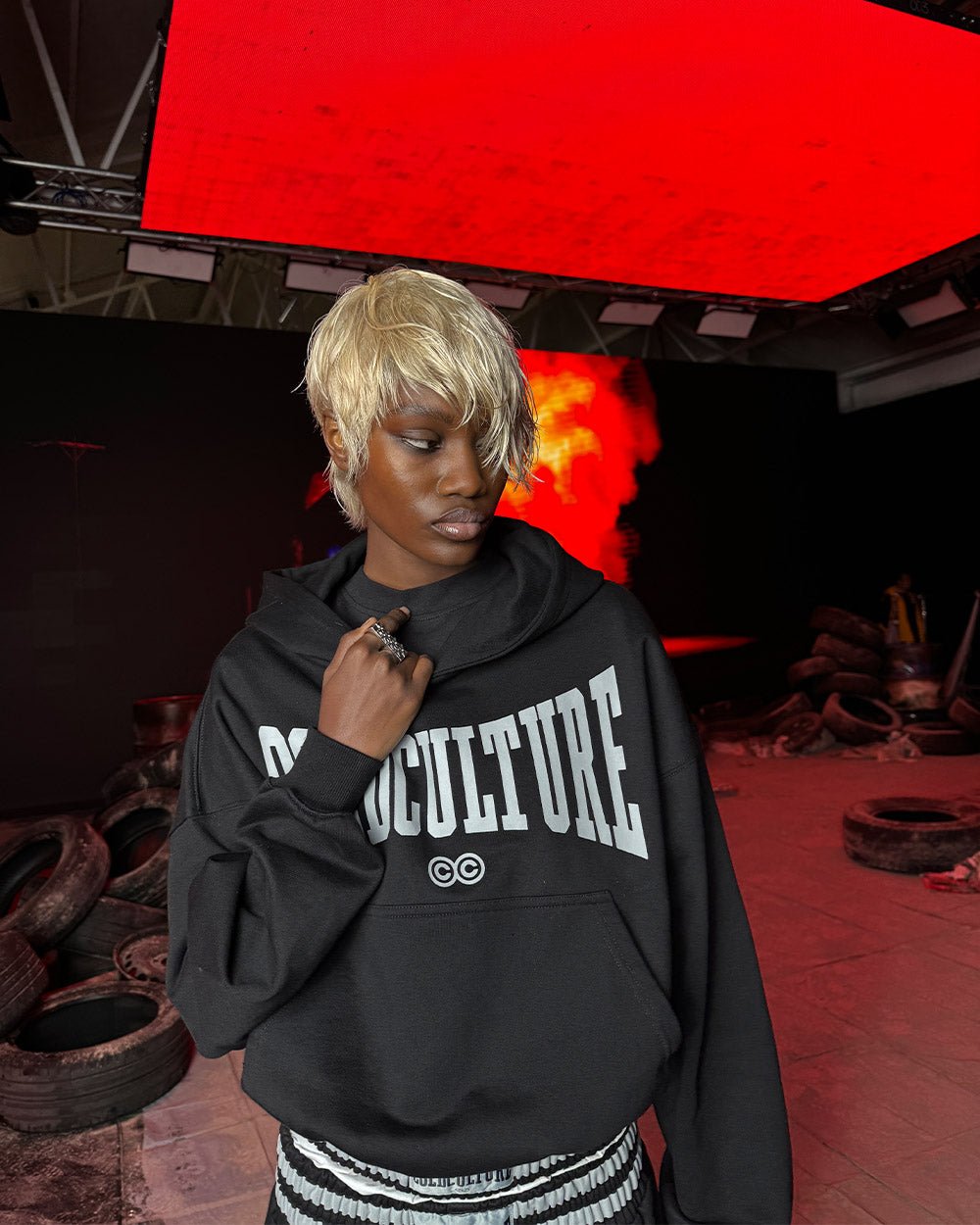 RAGE IN THE RING HOODIE BLACK - Cold Culture