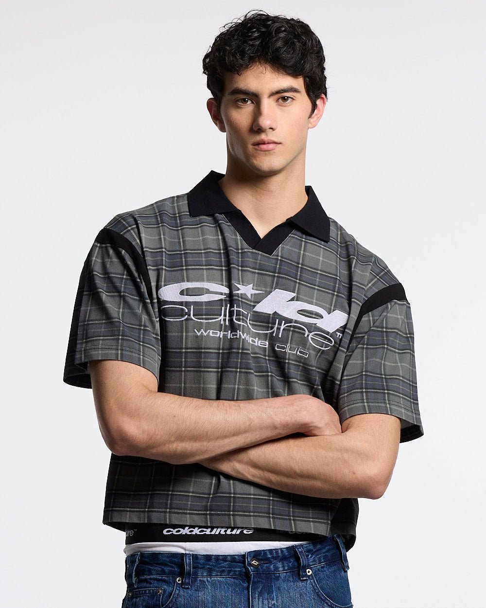 RAW CITY POLO TARTAN - Cold Culture #man