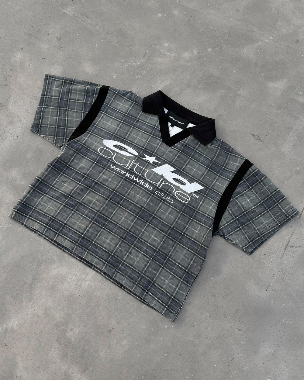 RAW CITY POLO TARTAN - Cold Culture