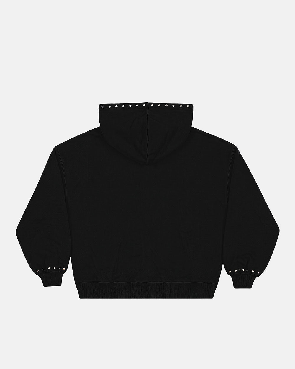 RAW ZIP HOODIE BLACK - Cold Culture