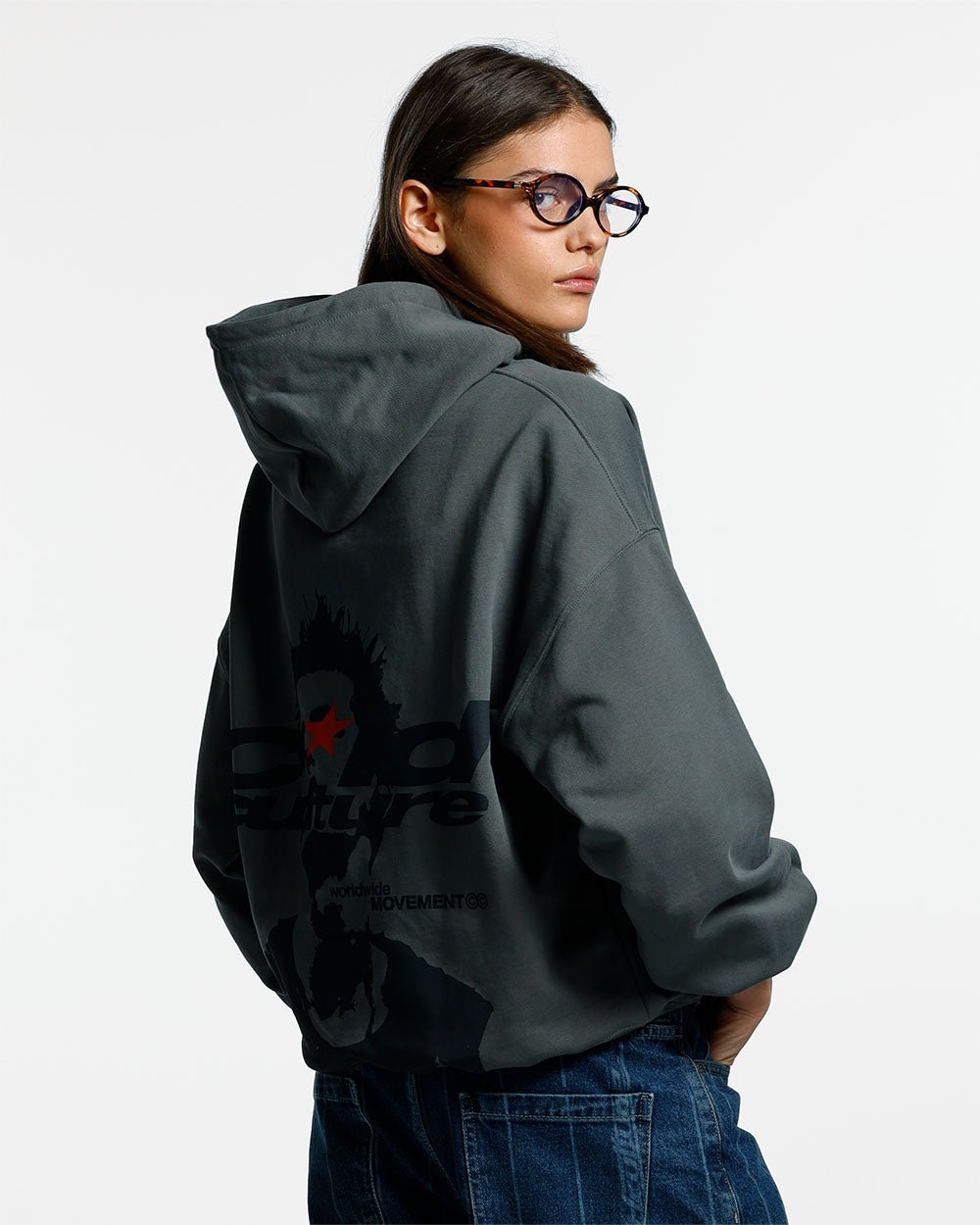 REBEL HOODIE GREY - COLD CULTURE