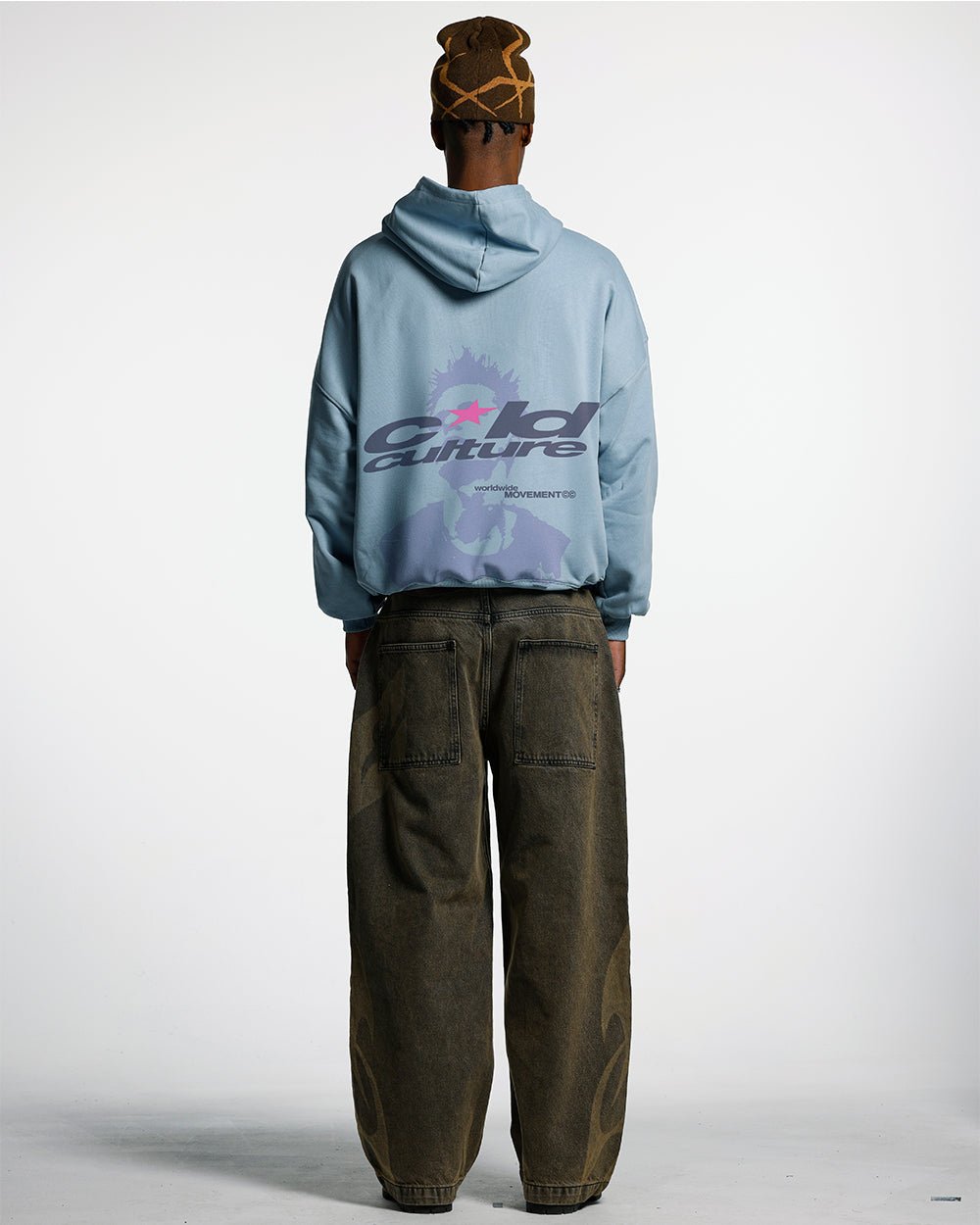 REBEL HOODIE SHADY BLUE - COLD CULTURE