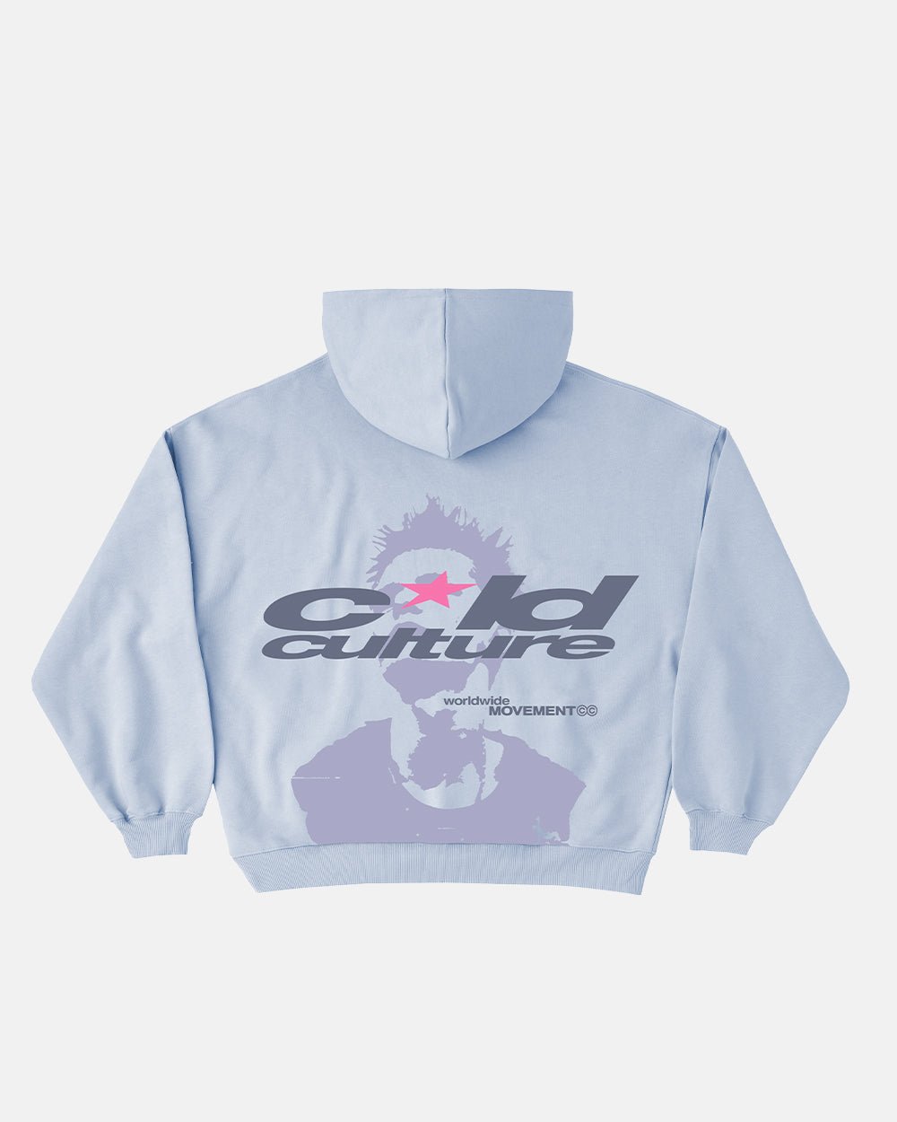 REBEL HOODIE SHADY BLUE - COLD CULTURE