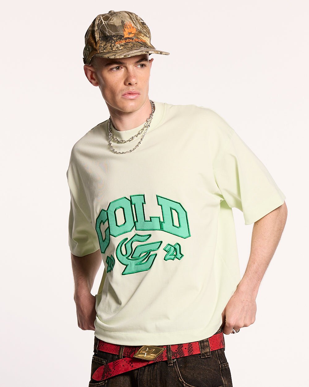 RELENTLESS TEE LIME - COLD CULTURE #man