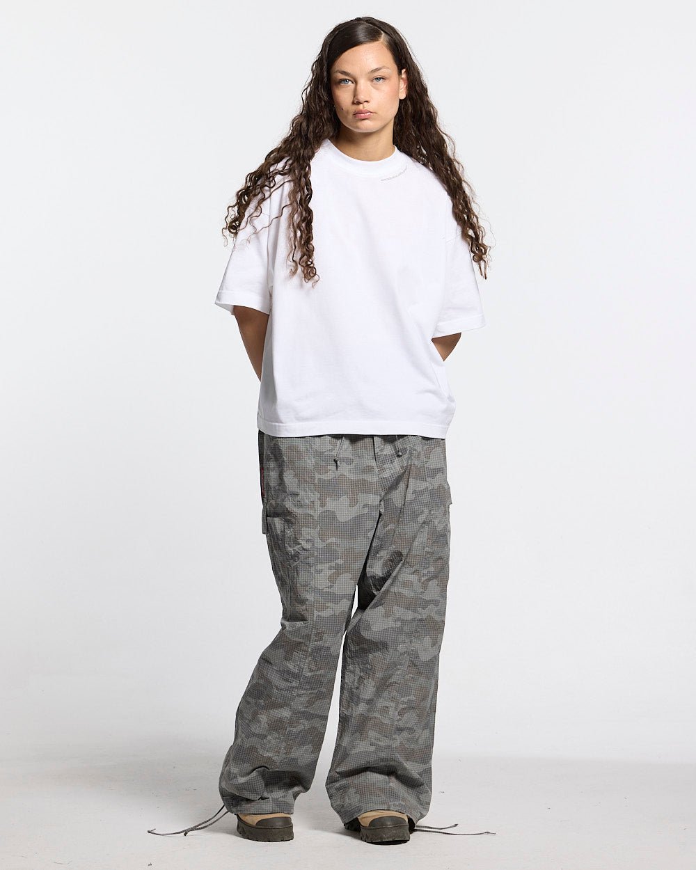 RESERVED CARGO PANTS CAMO #woman