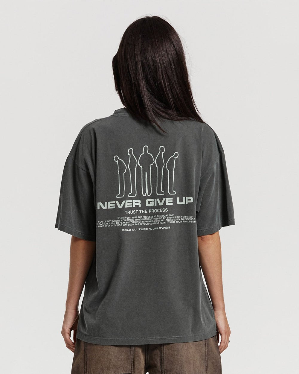 RESILIENCE TEE GREY - COLD CULTURE