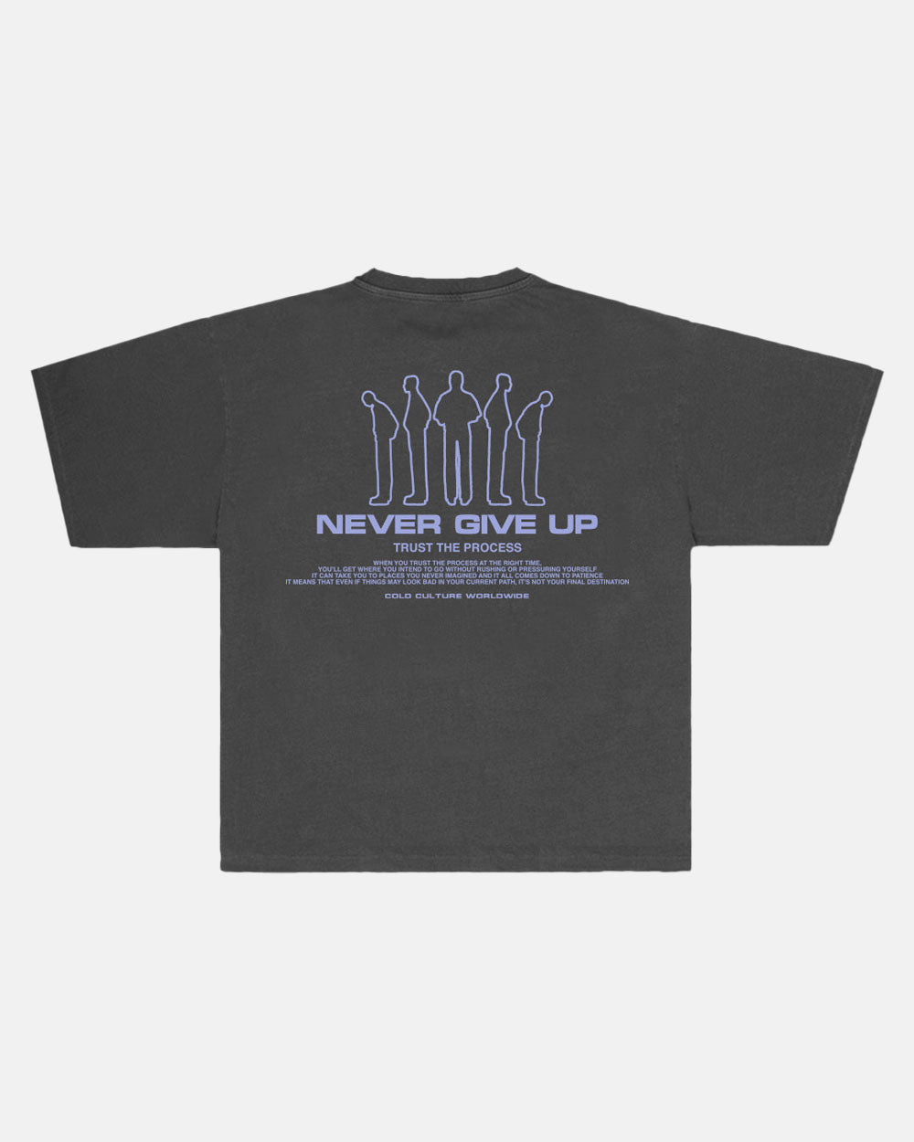 RESILIENCE TEE GREY - COLD CULTURE