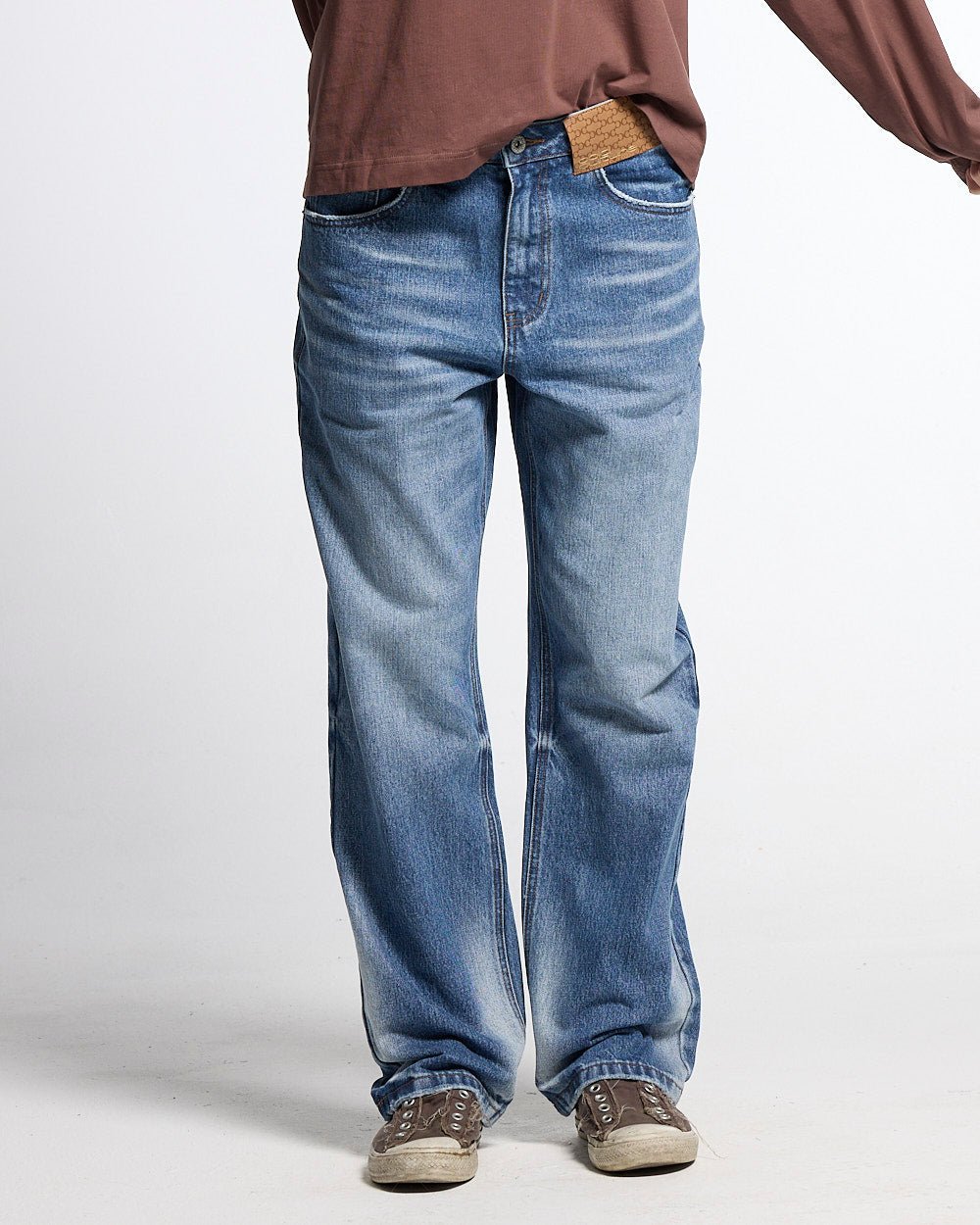 REVERSED V1 REGULAR PANTS MEDIUM DENIM - Cold Culture