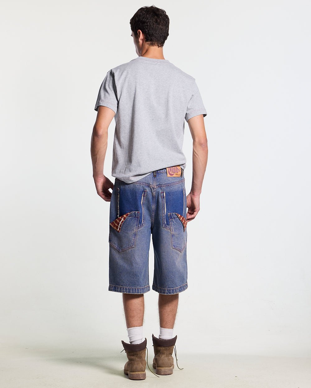 REVIVAL V2 SHORTS MEDIUM DENIM - Cold Culture
