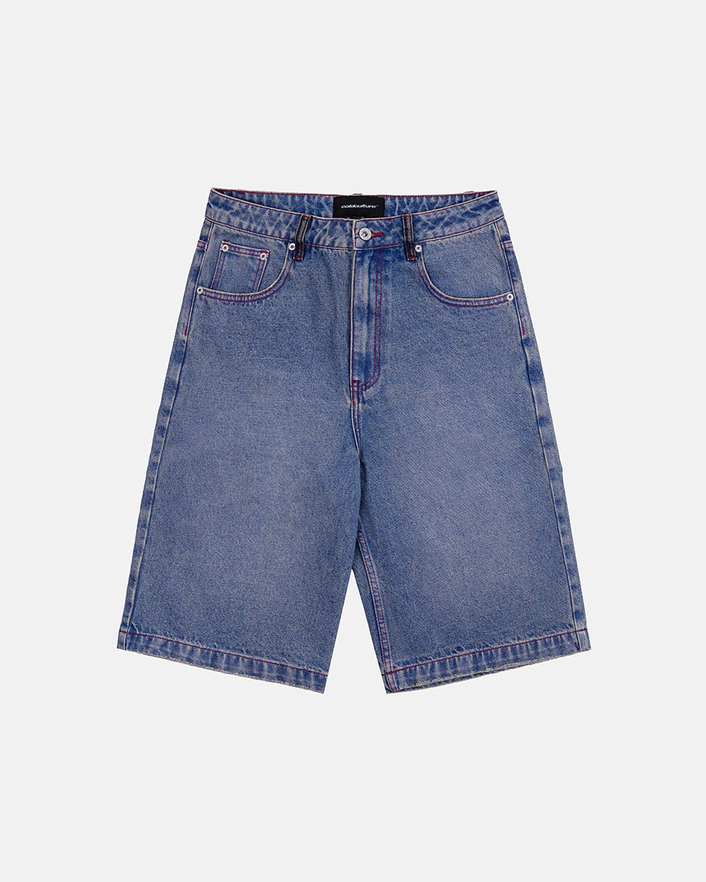 REVIVAL V2 SHORTS MEDIUM DENIM - Cold Culture