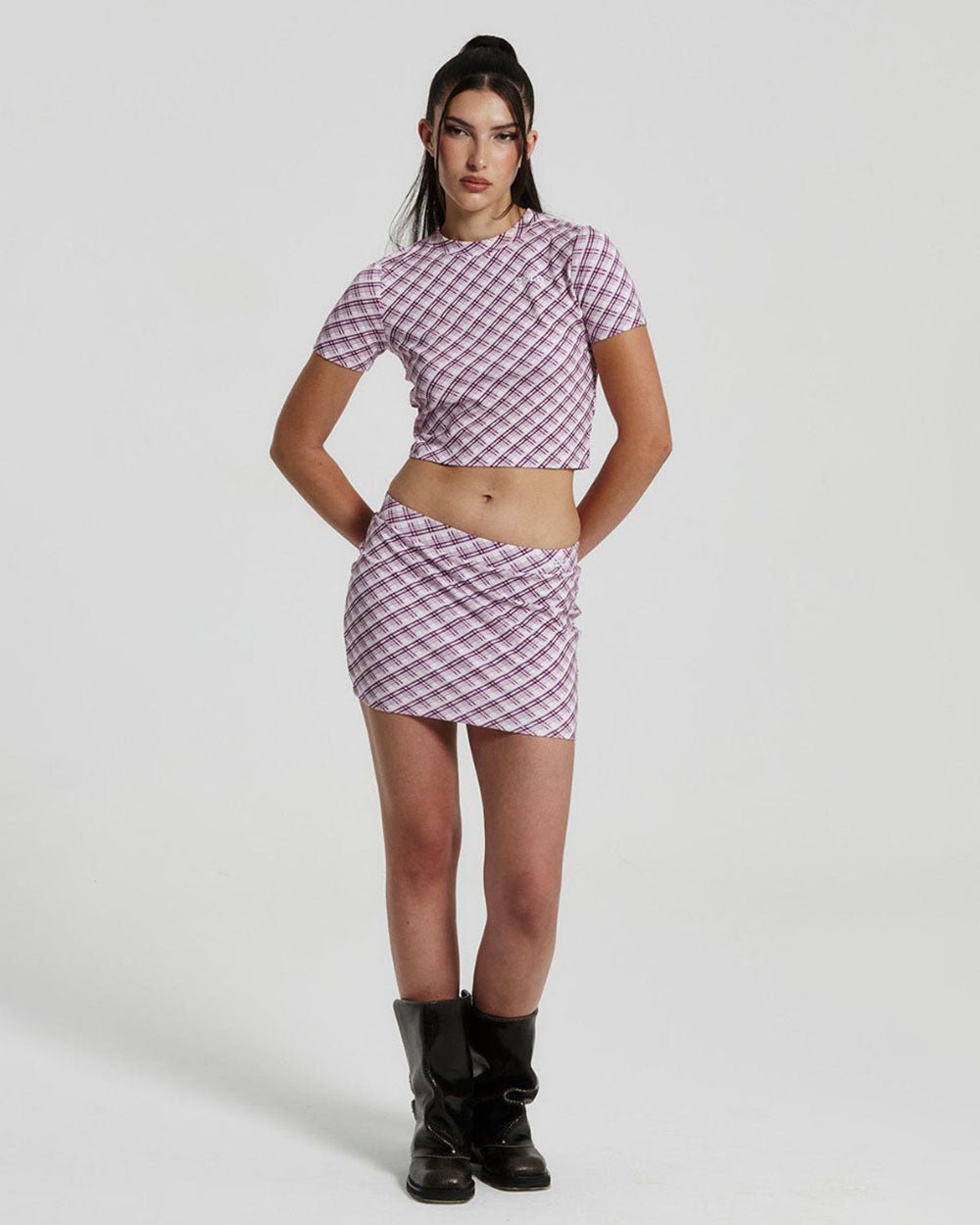 RHOMBUS BABY TEE PINK - COLD CULTURE