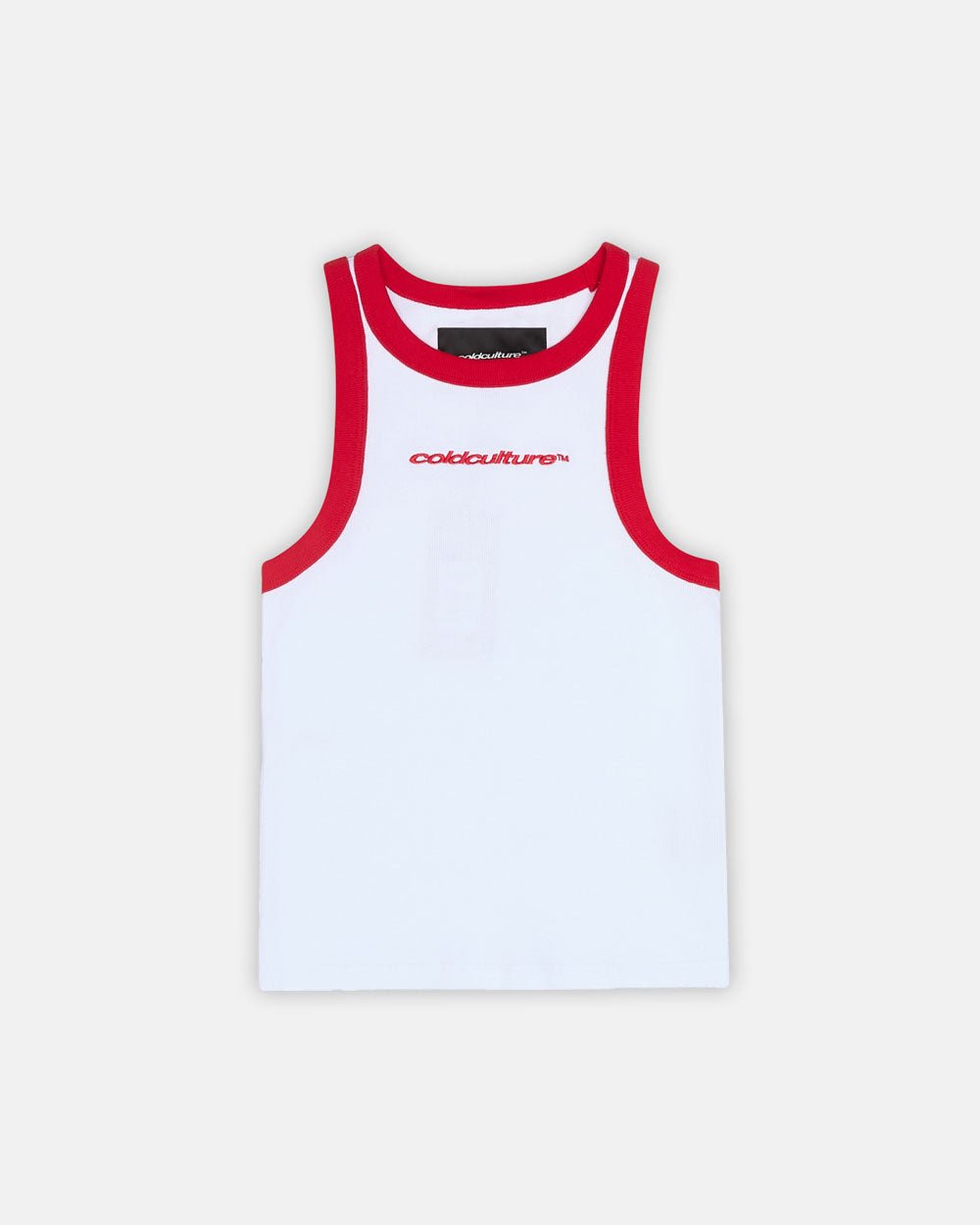RIB TANK TOP WHITE - COLD CULTURE