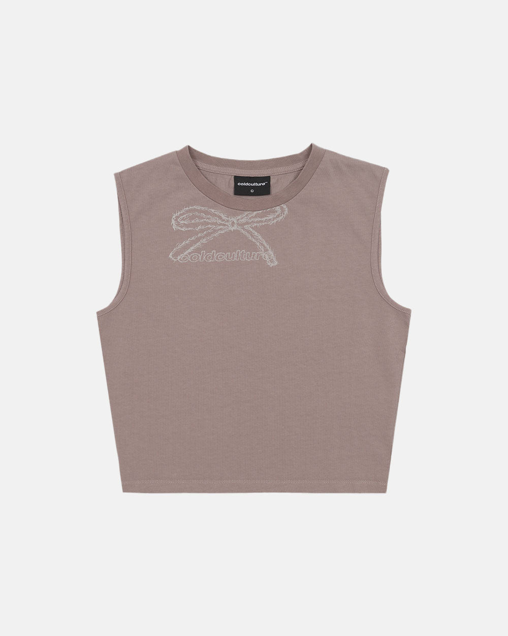 RIBBON TOP ALMOND BROWN - COLD CULTURE