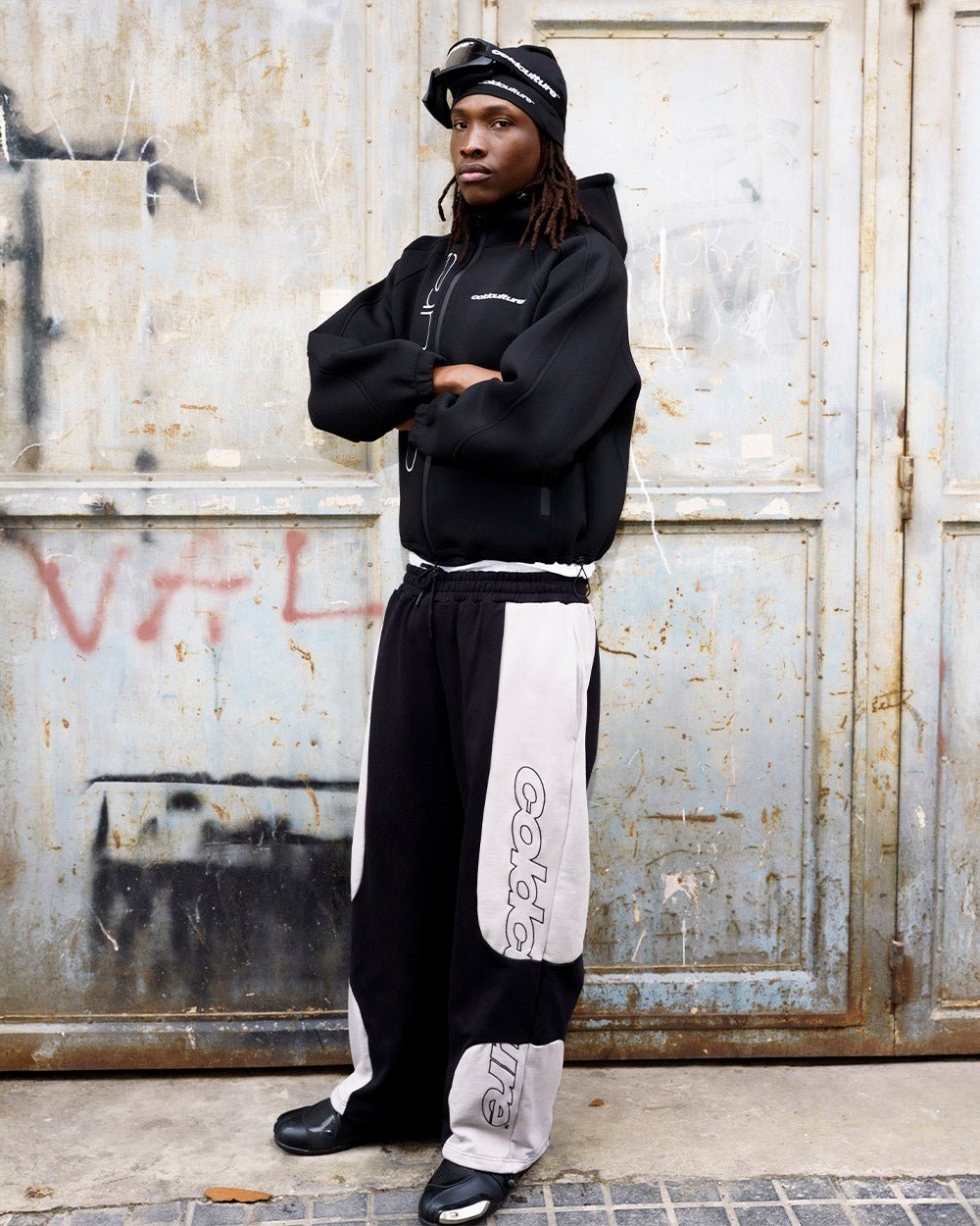 RIDER SWEATPANTS BLACK & GREY - Cold Culture