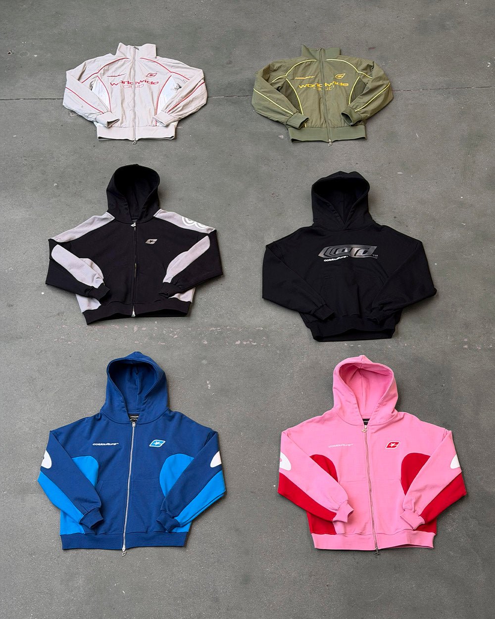 RIDER ZIP HOODIE BLACK & GREY - Cold Culture