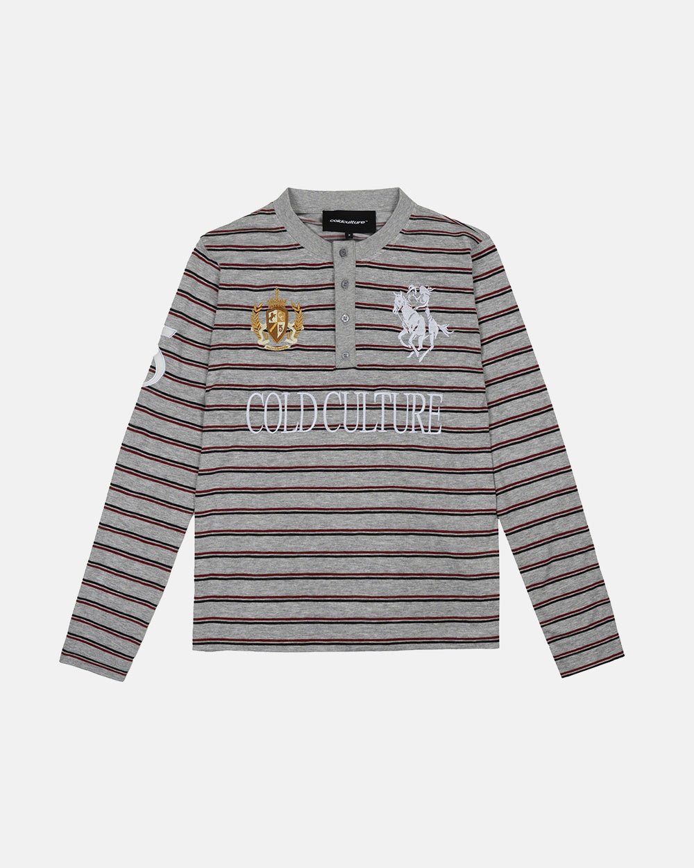 RIDING CLUB LONGSLEEVE GREY - Cold Culture