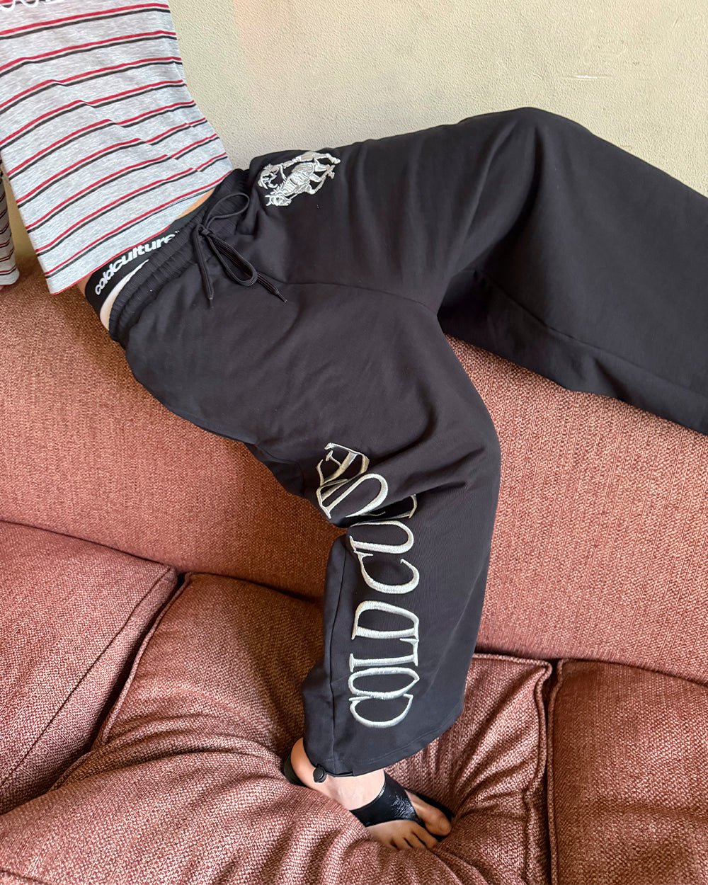 RIDING CLUB SWEATPANTS BLACK - Cold Culture