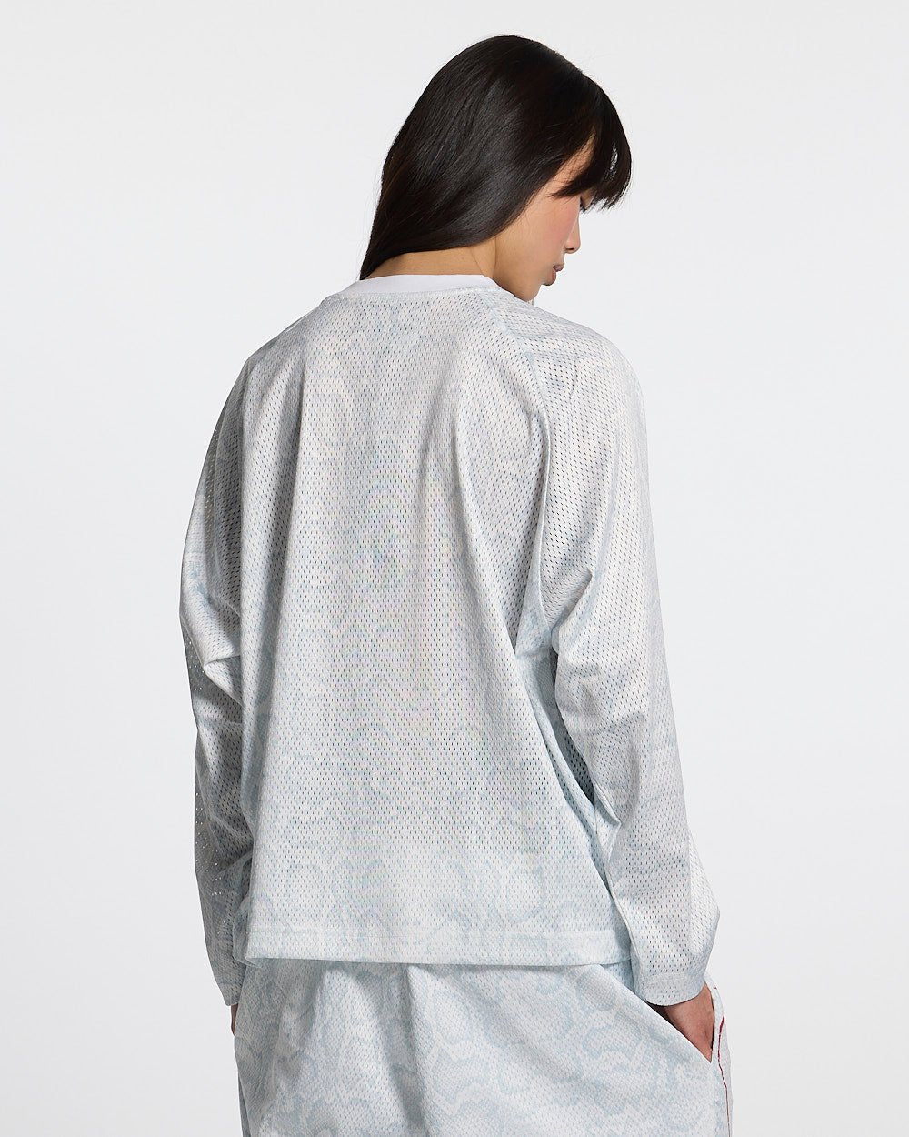 RIOT MESH LONGSLEEVE WHITE - Cold Culture