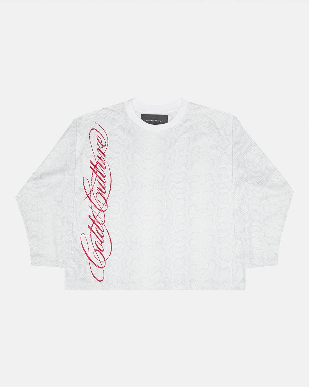 RIOT MESH LONGSLEEVE WHITE - Cold Culture
