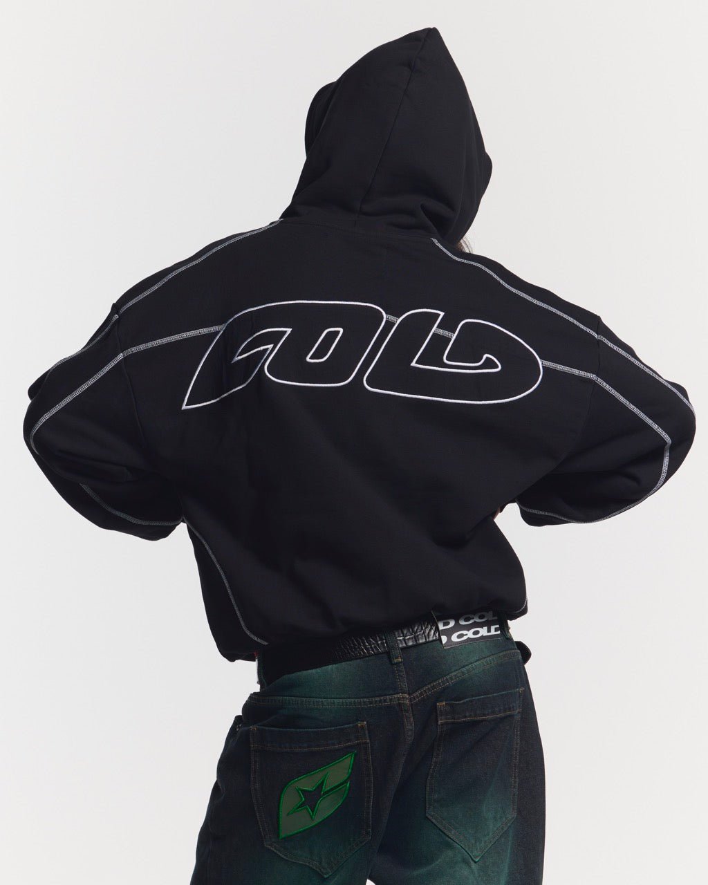 ROLLER HOODIE BLACK - COLD CULTURE #woman