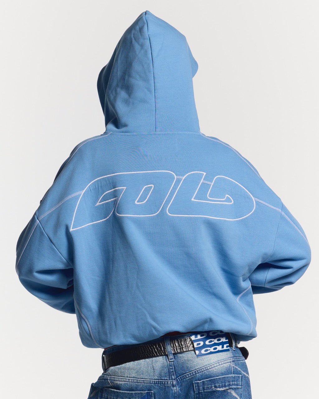 ROLLER HOODIE BLUE - COLD CULTURE