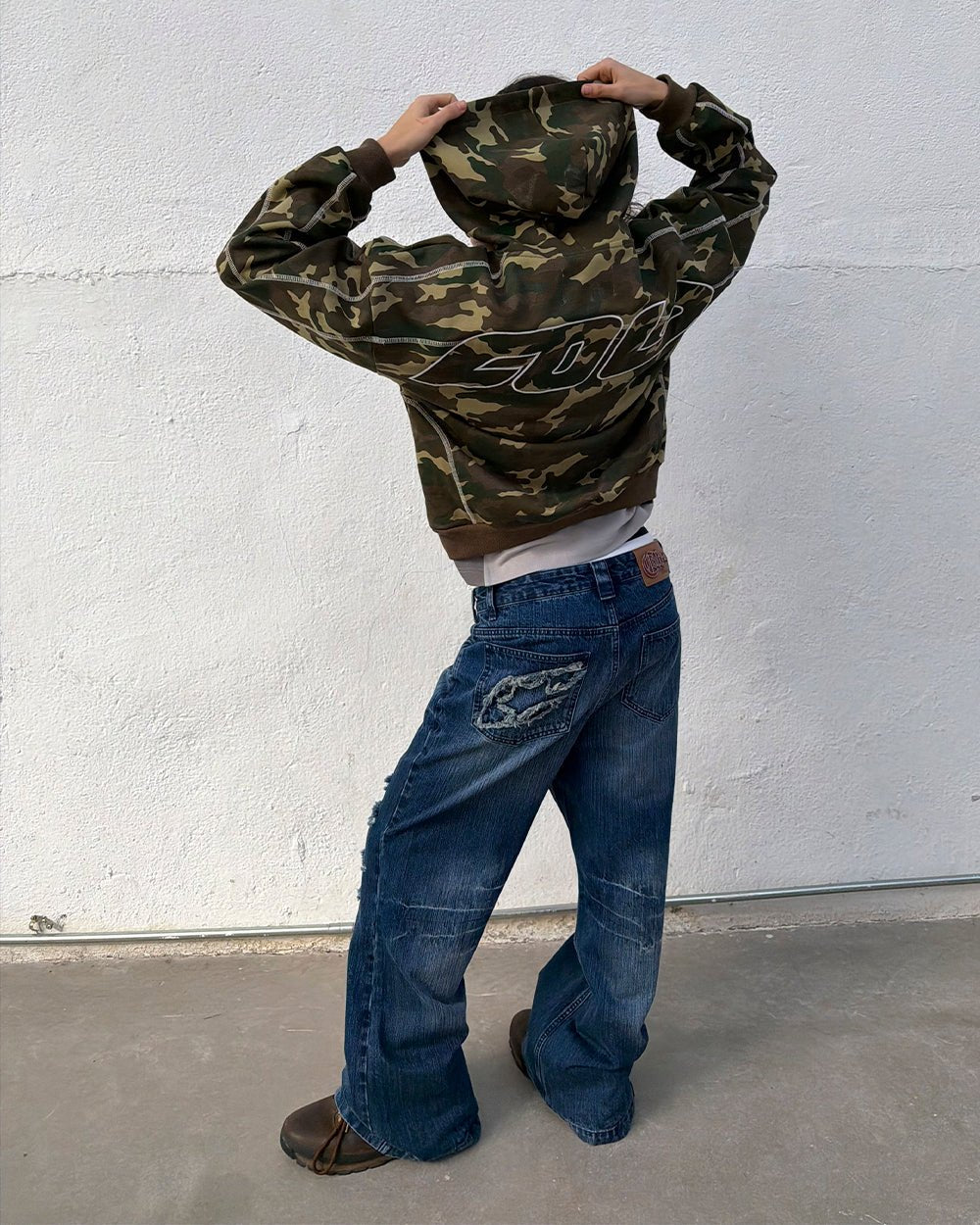ROLLER HOODIE CAMO GREEN - Cold Culture