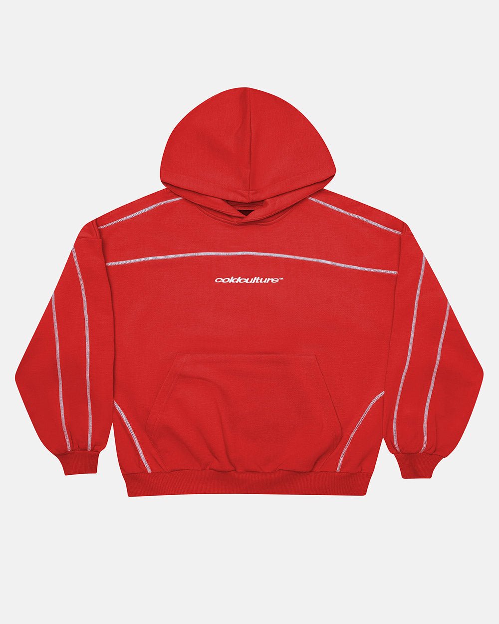 ROLLER HOODIE RED - Cold Culture