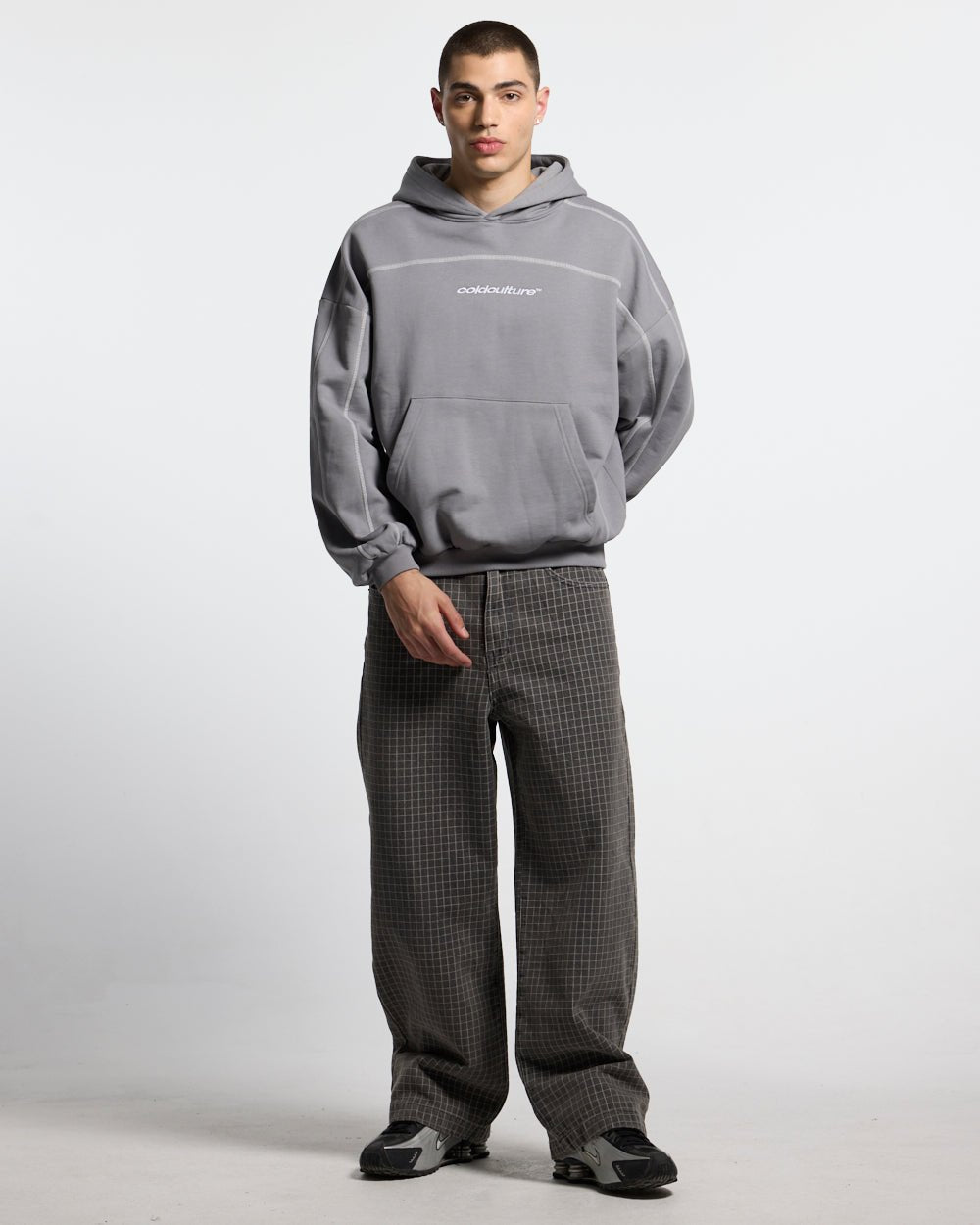 ROLLER HOODIE SMOKEY GREY - Cold Culture #man