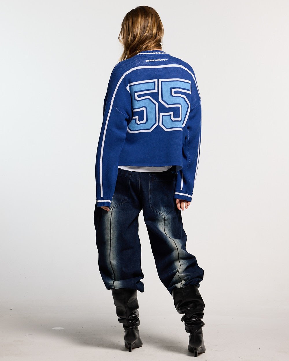 ROLLER KNIT BLUE - Cold Culture