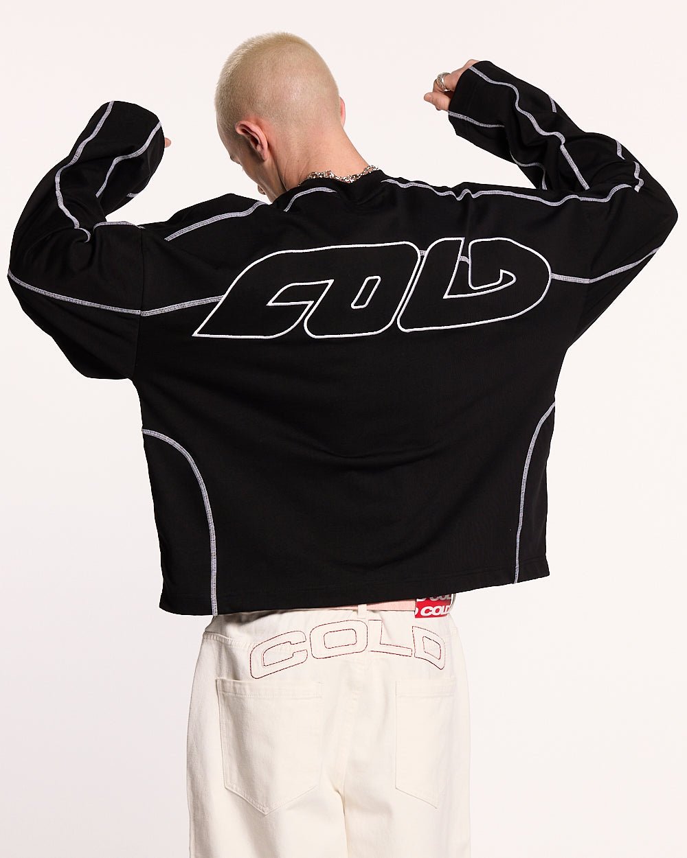 ROLLER LONGSLEEVE TEE BLACK - COLD CULTURE