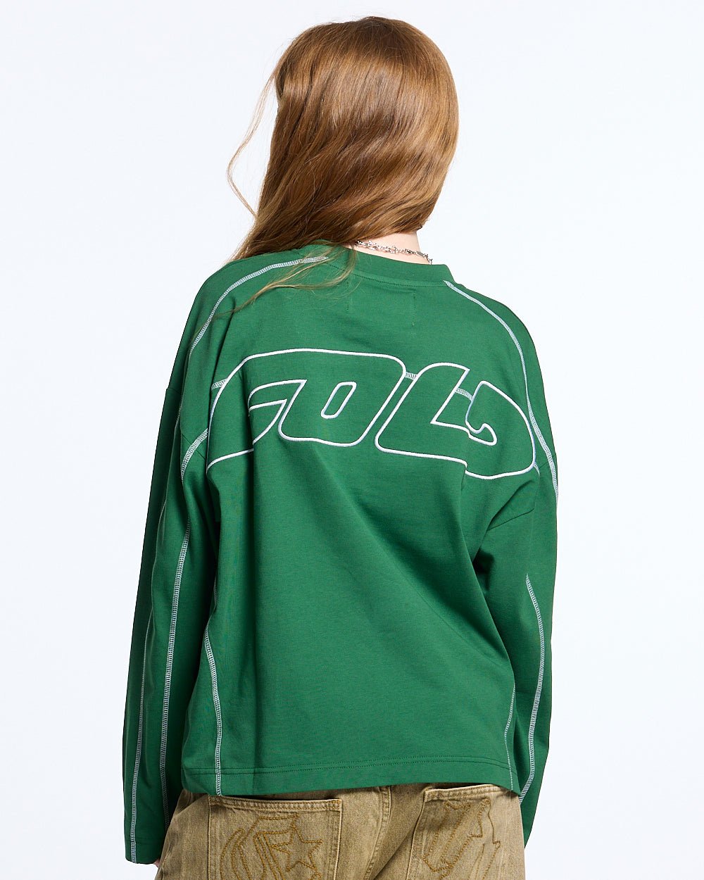 ROLLER LONGSLEEVE TEE GREEN - COLD CULTURE