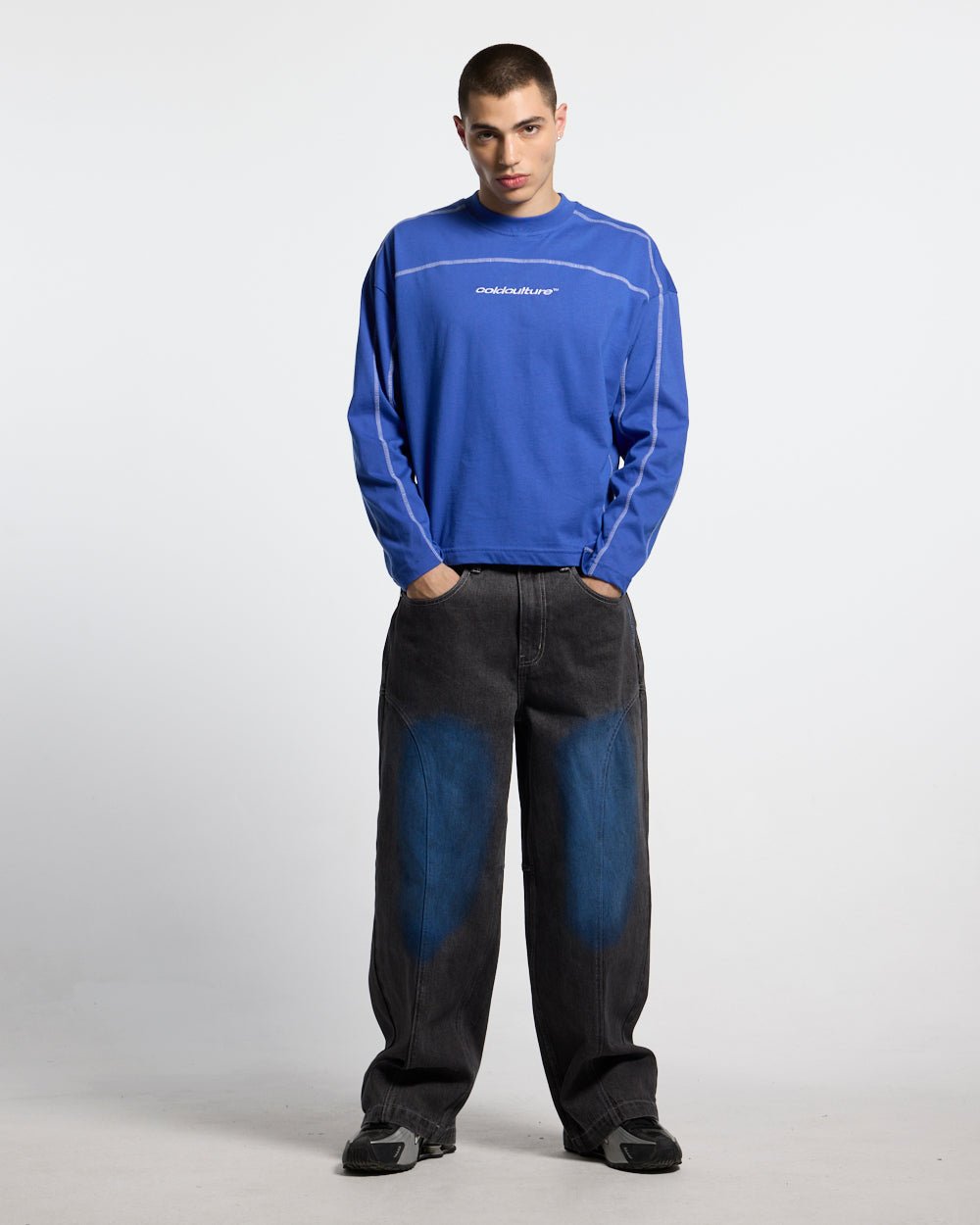 ROLLER LONGSLEEVE TEE VIBRANT BLUE - Cold Culture #man