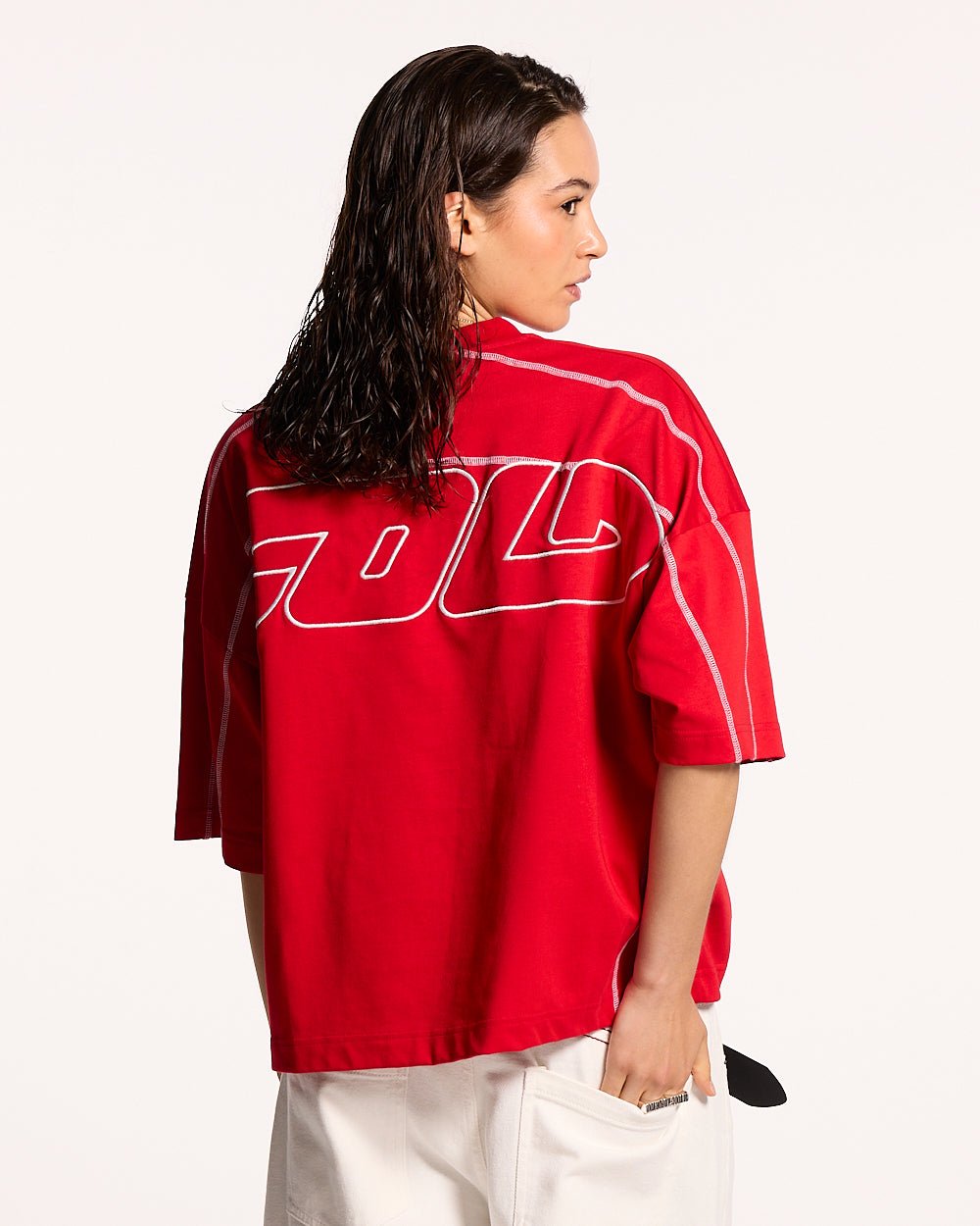 ROLLER TEE RED - COLD CULTURE