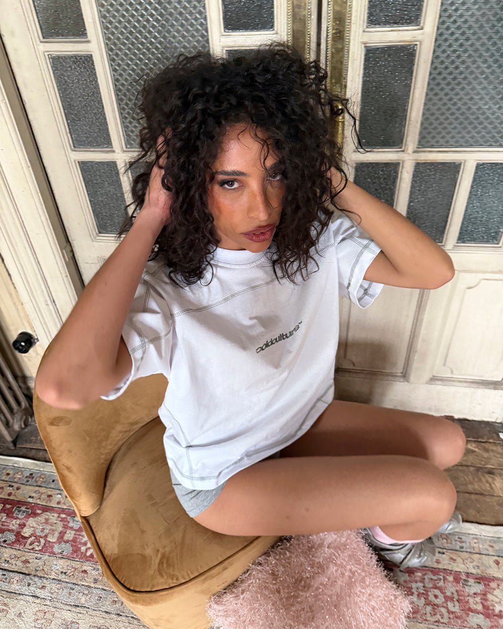 ROLLER TEE WHITE - Cold Culture